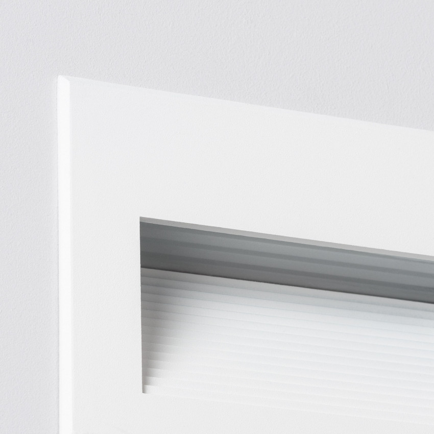 Producto de Baliza Exterior LED 5W Empotrable Pared Blanco Goethe Horizon