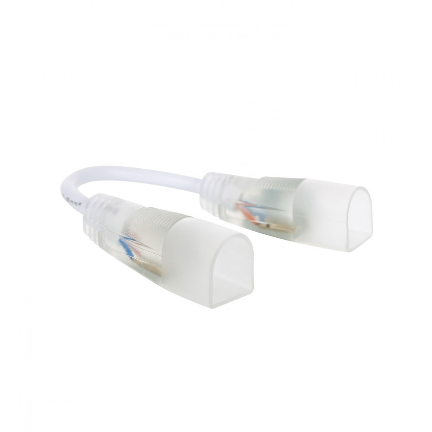 Cable Conector Neón LED 7.5 W/m Monocolor 220V AC 120 LED/m Semicircular 180º IP67 a Medida Corte cada 100 cm