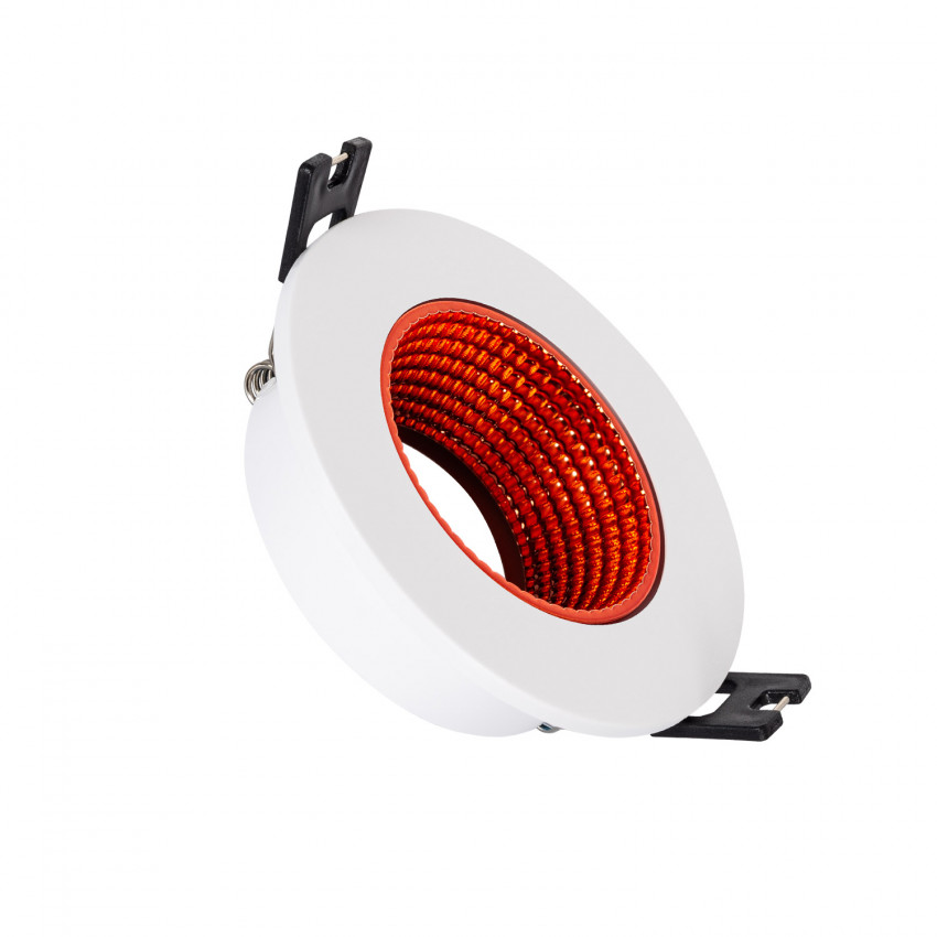 Aro Downlight Circular Basculante de Colores para Bombilla LED GU10 Corte Ø75 mm