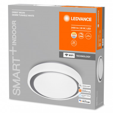 Producto de Plafón LED 26W CCT Circular Ø380 mm Smart+ WiFi ORBIS Moon LEDVANCE 4058075486362