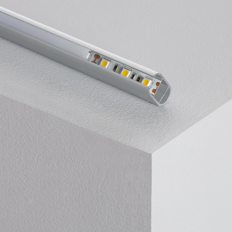 Perfil de Aluminio Barra Pendurar Roupa para Armario para Fitas LED até 12 mm