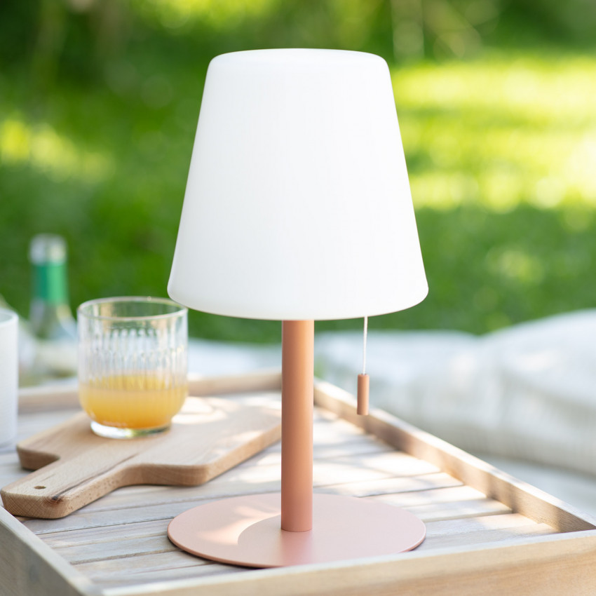 Produto de Candeeiro de Mesa LED 2.6 W Portatil para Exterior Alumínio com Bateria Recarregável Epinay