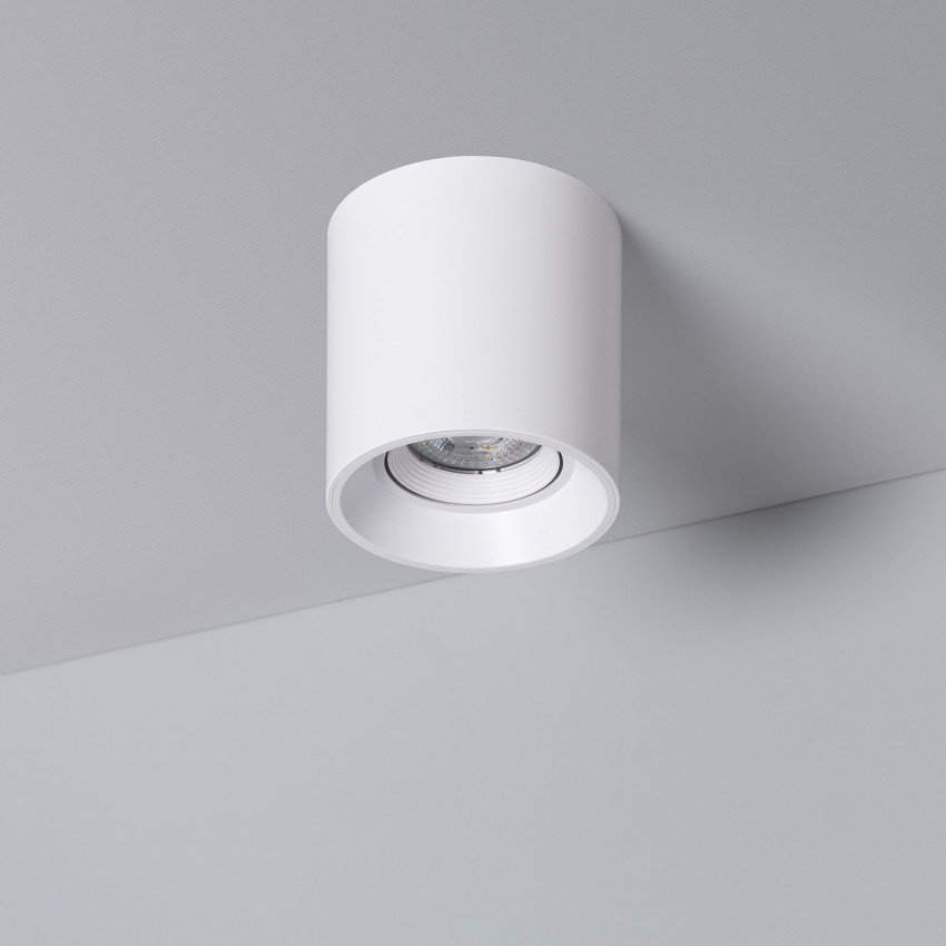 Aplique de Teto Branco com Lâmpada GU10 Space 