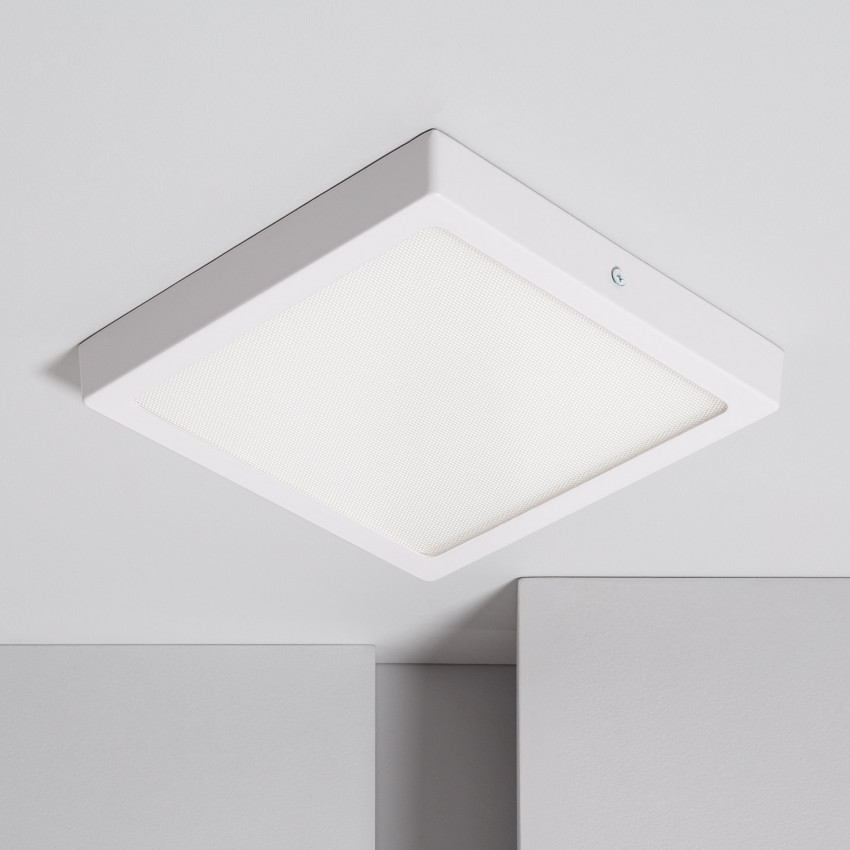 Plafón LED Superslim CCT Seleccionable Circular 18W Microprismático (UGR17)