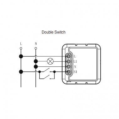 Produto de Interruptor WiFi Compatívelcom Interruptor Convencional e Botão de Pressão