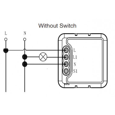 Interruptor WiFi Compatible con Interruptor y Pulsador Convencional -  efectoLED