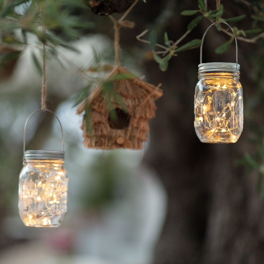 Producto de Lámpara Exterior LED Tarro Solar