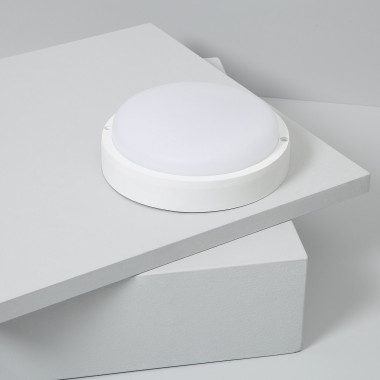 Produto de Plafon LED Circular para Exterior  Ø175 mm IP65 Hublot White