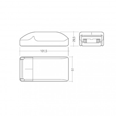 Produto de Programador USB para Sistemas DALI comfortDIM TRIDONIC