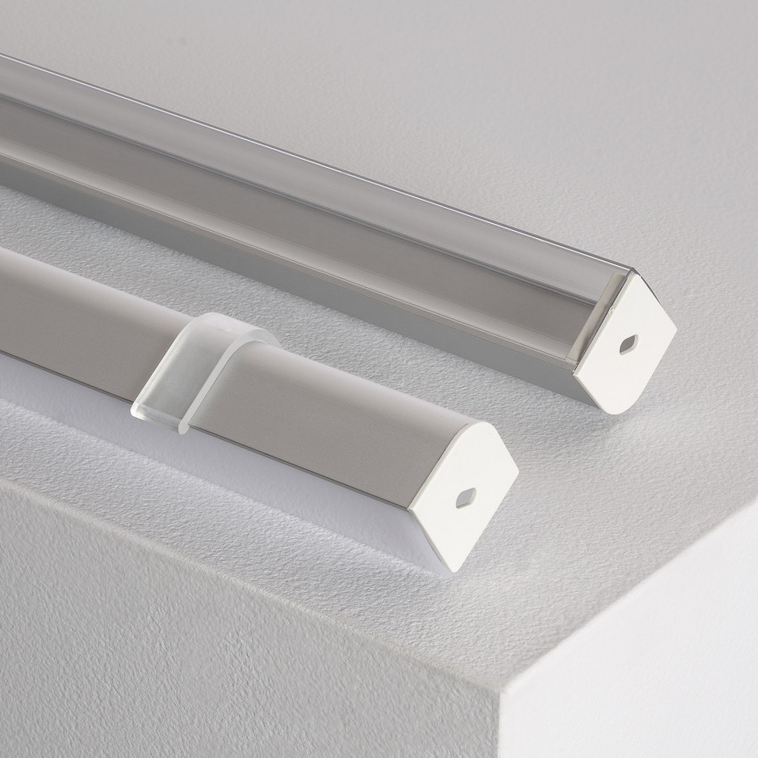 Producto de Perfil de Aluminio Esquina Redondo 1m para Tira LED hasta 20 mm
