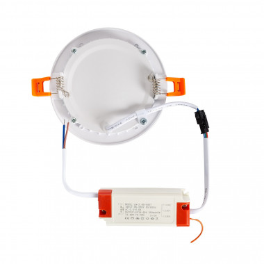 Producto de Placa LED 6W Circular SwitchCCT Seleccionable Corte Ø 110 mm Regulación Compatible con Mando RF V2