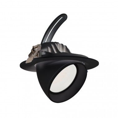 Producto de Foco Downlight Direccionable Circular LED 38W OSRAM 120 lm/W CCT Negro LIFUD No Flicker