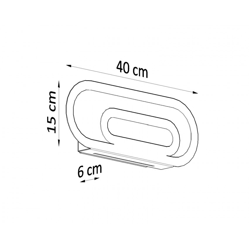 Producto de Aplique de Pared Saccon SOLLUX