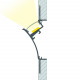 Perfil de Aluminio para Yeso Tipo Moldura con Tapa Continua para Tira LED hasta 20mm