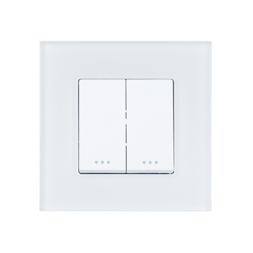 Produto de Interruptor Duplo Comutado com Moldura PC Modern