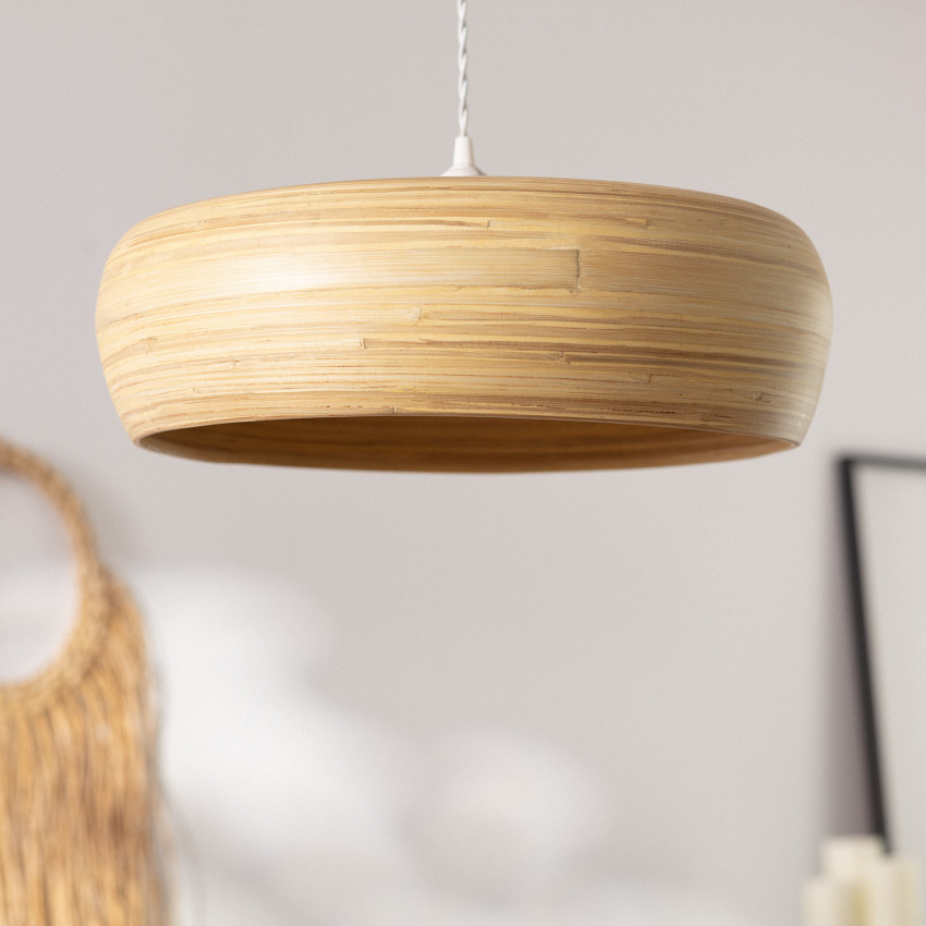Producto de Pantalla Lámpara Colgante Bambú Shuka Sari Big Ø500 mm ILUZZIA