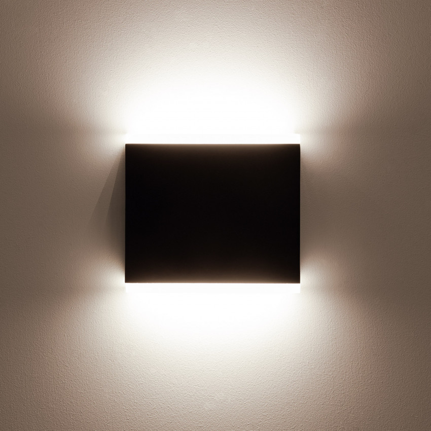Aplique de Pared LED Orus Iluminación Doble Cara IP54 6W Negro