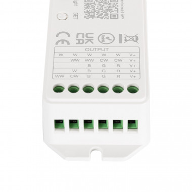 Emuca Kit de tira LED RGB Octans con control remoto y control WIFI mediante  APP (12V DC), 5 m, Plástico, 1 ud.