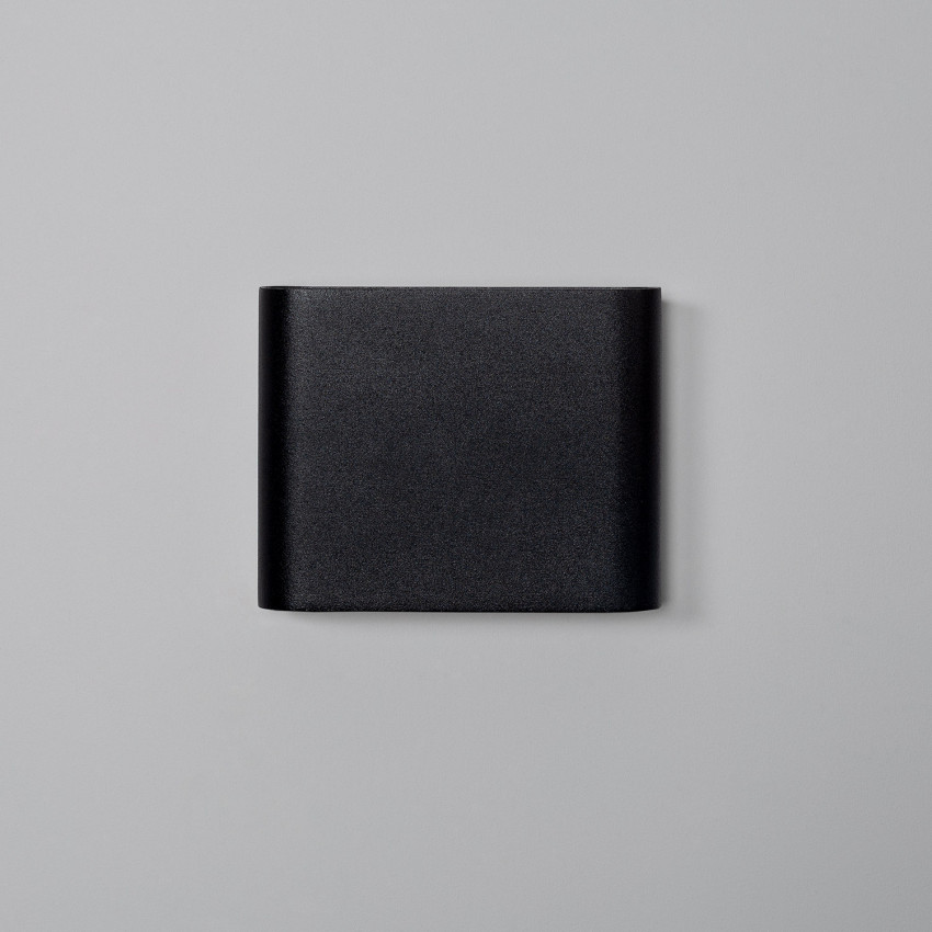 Aplique de Pared LED Zeus Iluminación Doble Cara IP54 6W Negro