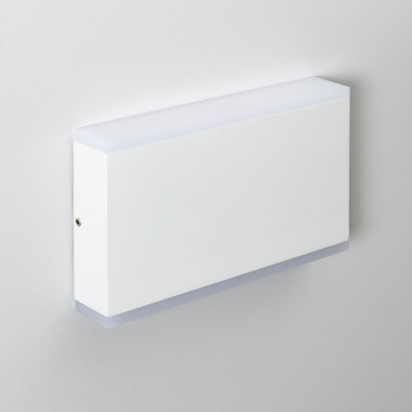 Aplique de Pared Exterior LED 10W Iluminación Doble Cara Rectangular Blanco Hera