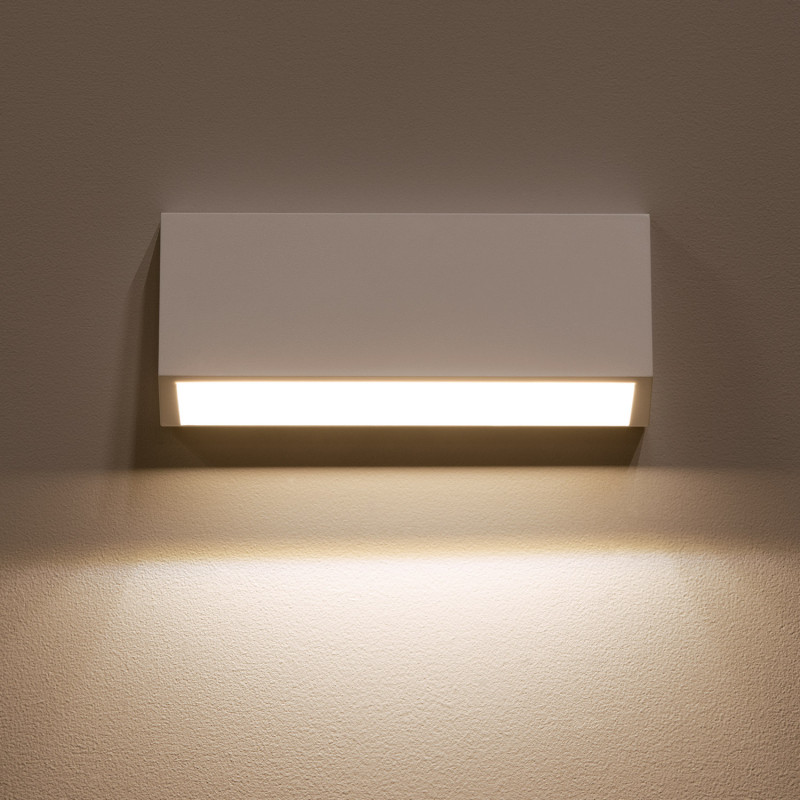 Producto de Baliza Exterior LED 3W Superficie Pared Rectangular Blanco Valeta