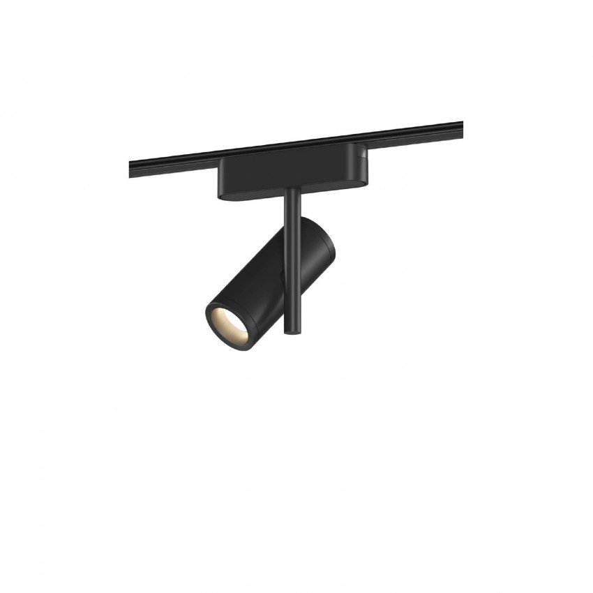 Foco Carril Cuarzo LED Magnético Monofásico 25mm Super Slim 8W 48V CRI90 Preto 