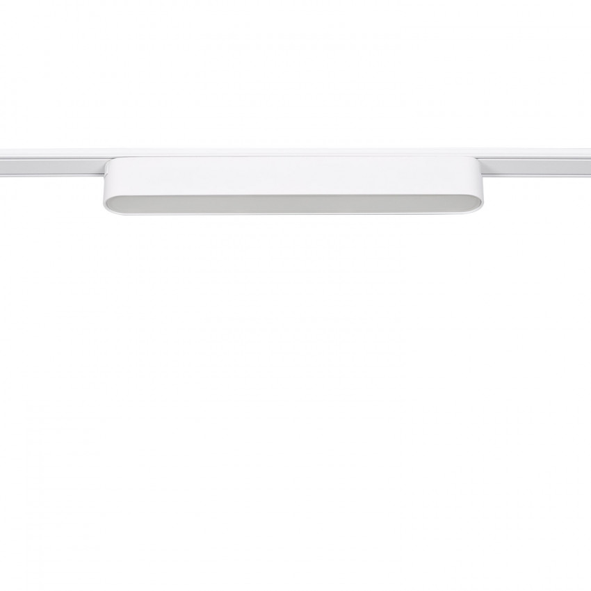 Foco Carril Lineal LED Magnético 25mm Super Slim 12W 48V CRI90 Blanco 222mm