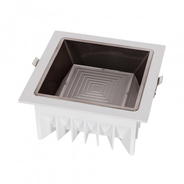 Foco Downlight LED 40W Cuadrado UGR15 LuxPremium CRI90 LIFUD Corte 180x180 mm