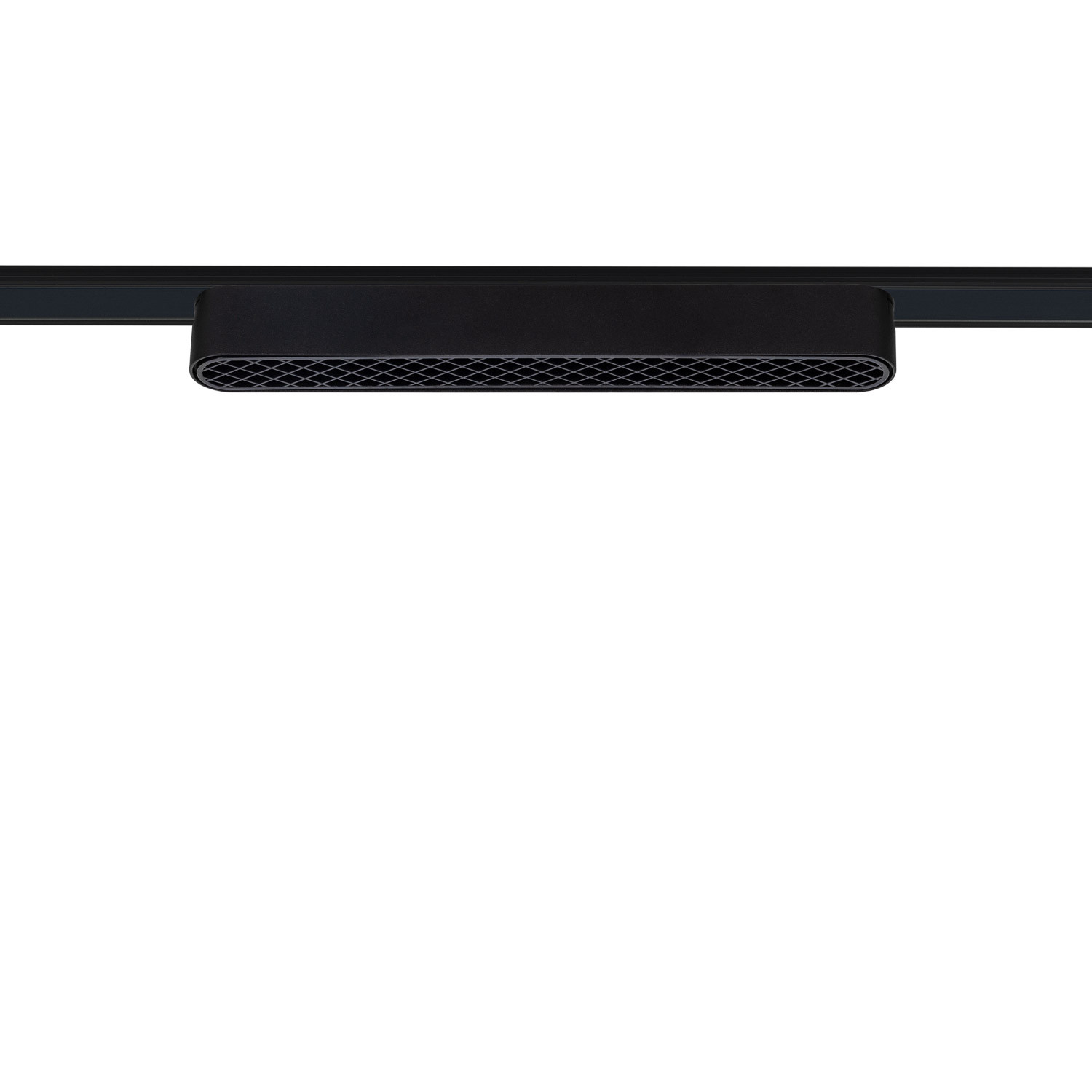 Producto de Foco Carril Lineal LED Magnético 25mm Super Slim 12W 48V CRI90 Negro UGR13 222mm