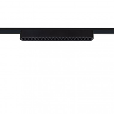 Producto de Foco Carril Lineal LED Magnético 25mm Super Slim 12W 48V CRI90 Negro UGR13 222mm