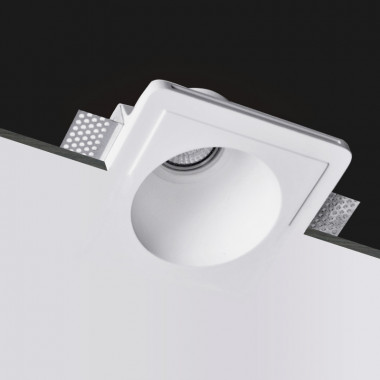 Produto de Aro Downlight Integração em Gesso/Pladur para Lâmpada LED GU10 / GU5.3 Corte 153x153 mm UGR17