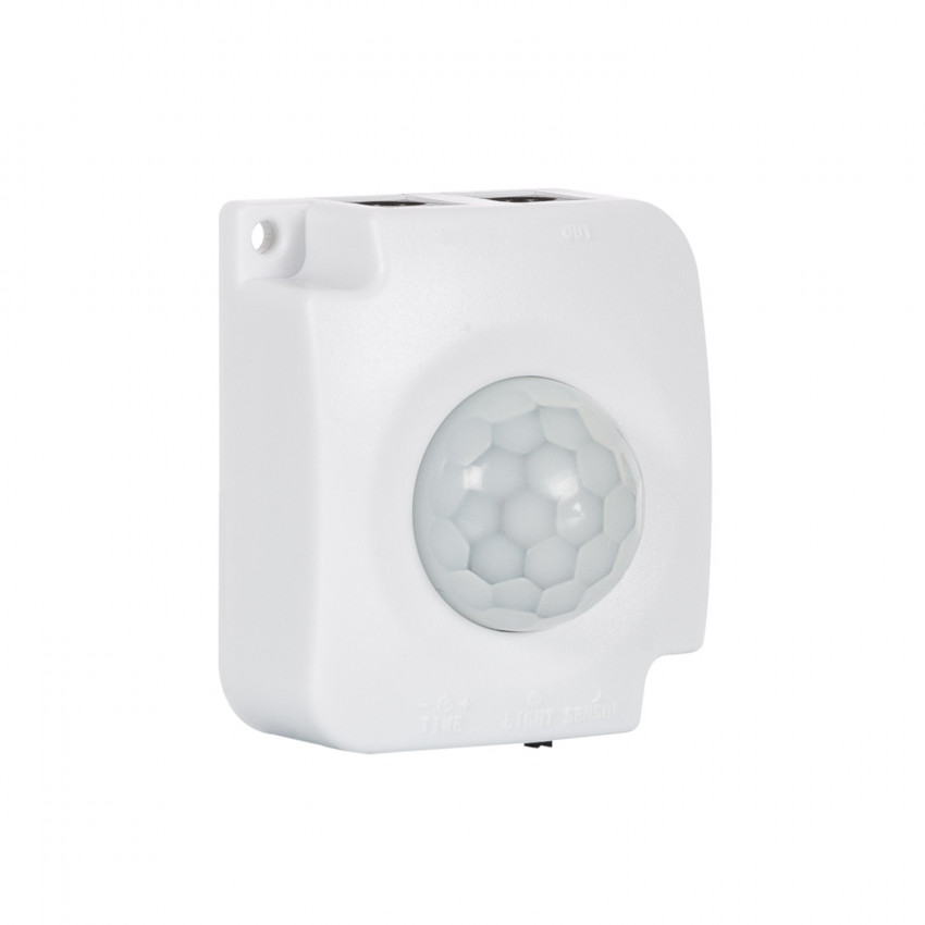 Sensor de Movimiento PIR 120º para Tira LED 12/24V DC Conector Jack 
