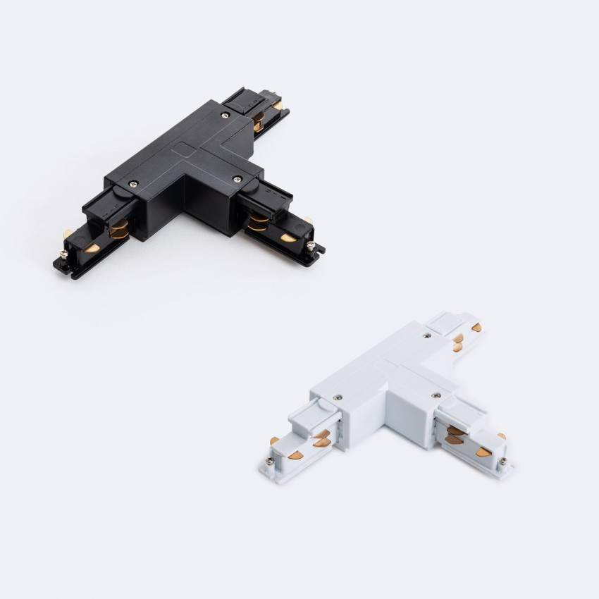 Conector 'Right Side' Tipo T para Carril Trifásico DALI TRACK