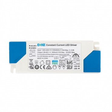 Product Driver BOKE 200-240V No Flicker Salida 28-42V 500mA 21W BK-BEL022