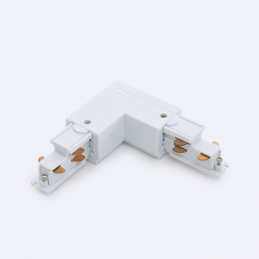 Conector 'Right Side' Tipo L para Carril Trifásico DALI TRACK