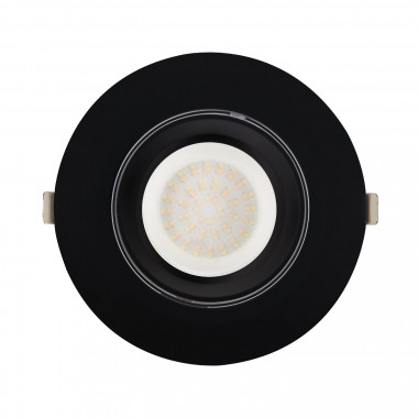 Producto de Foco Downlight Direccionable Circular LED 60W OSRAM 120 lm/W Negro No Flicker