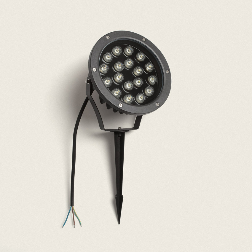 Foco LED con Pincho para Jardines 18W IP65