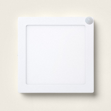 Produto de Plafón LED Quadrado com Detector de Movimento PIR 18W 225x225 mm