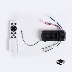 Controlador WiFi com Comando para Ventoinha de Teto com Motor DC e Luz LED 3CCT a 220V de 2 Fios