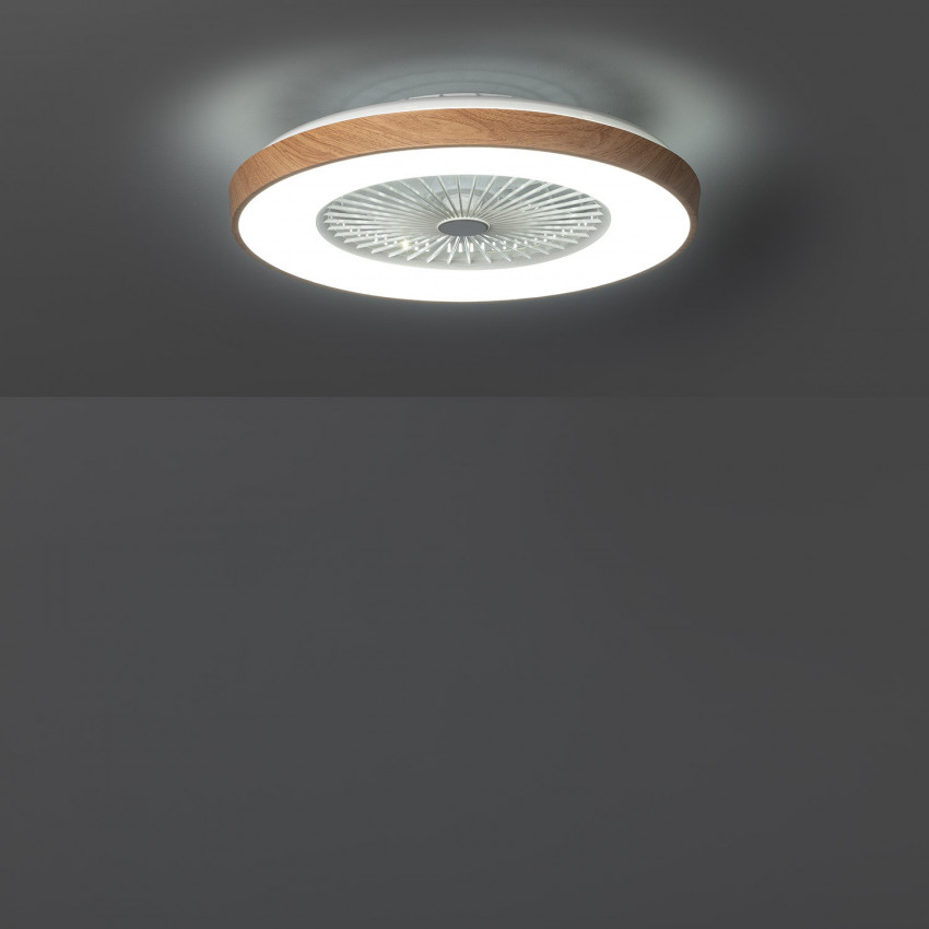 Ventilador de Techo LED Dhalia Blanco 58cm Motor DC