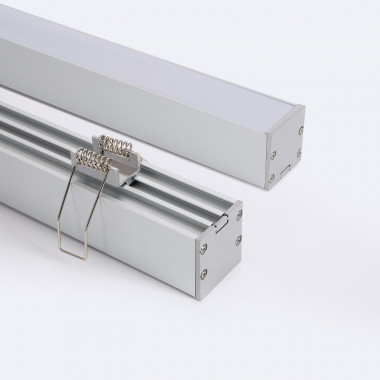 Producto de Perfil Aluminio Superficie y Colgante 2m para Tira LED hasta 24 mm