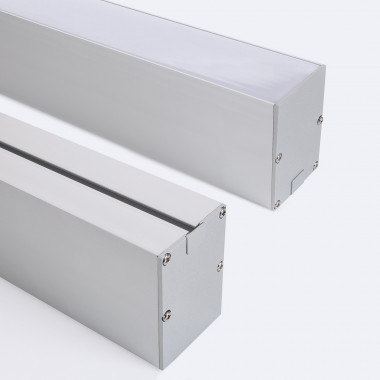 Produto de Perfil de Alumínio Sixe Superfície e Suspenso 2m para Fita LED de até 22mm