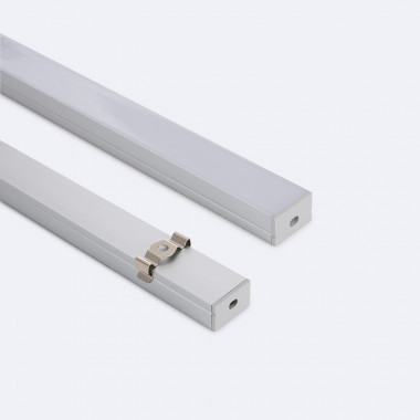 Producto de Perfil Aluminio Superficie 2m para Tiras LED hasta 20 mm