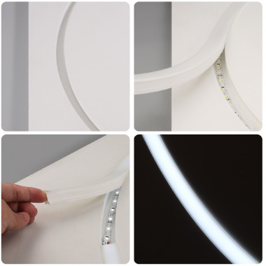 Produto de Tubo de Silicone LED Flex Embutido até 10-15 mm