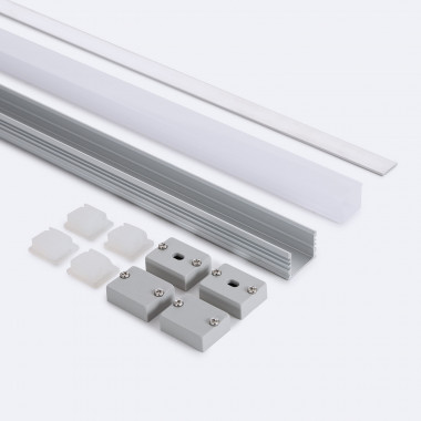 Produto de Perfil de Alumínio Superfície 2m para Fita LED de até 10 mm 