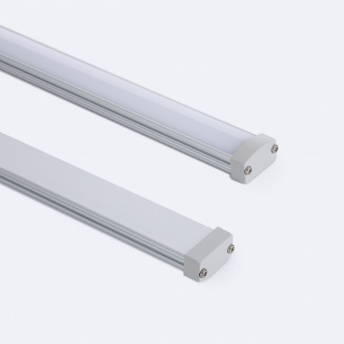 Produto de Perfil de Alumínio Baixo superfície 2m para Fita LED até 8 mm
