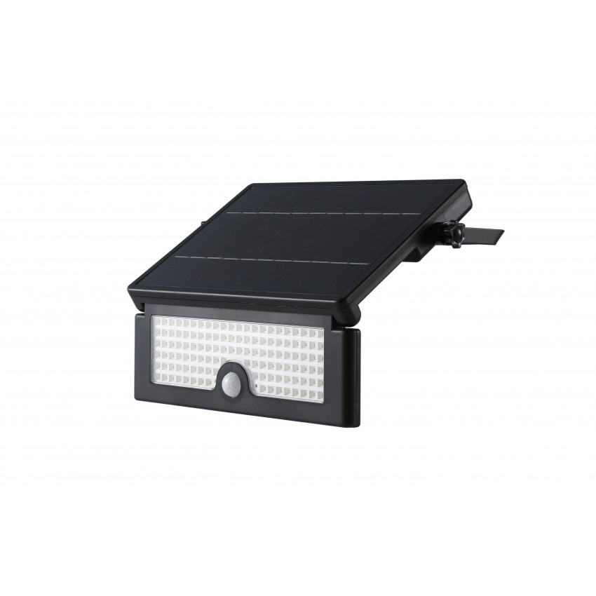 Foco Proyector LED Solar 10W IP54 con Sensor de Movimiento PIR y Crepuscular