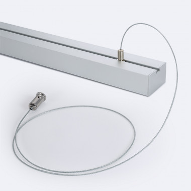 Produto de Perfil de Alumínio Grandes Dimensões, Suspenso e Superfície para Fita LED até 45 mm 