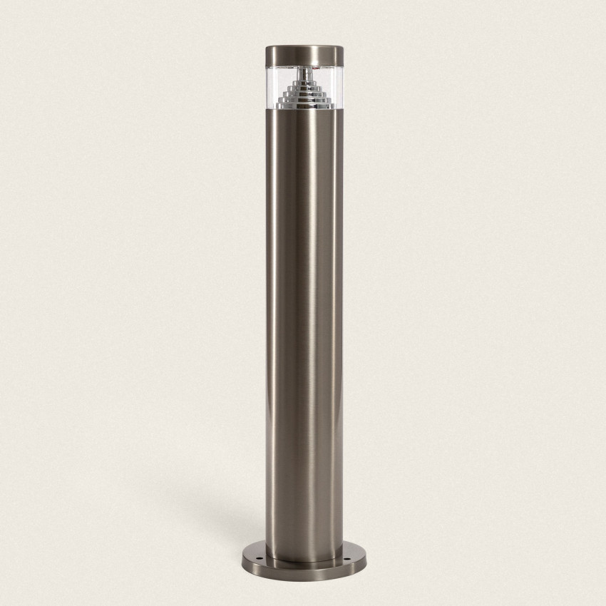 Baliza LED 6W Solar de Metal Inti Inox 50cm ILUZZIA