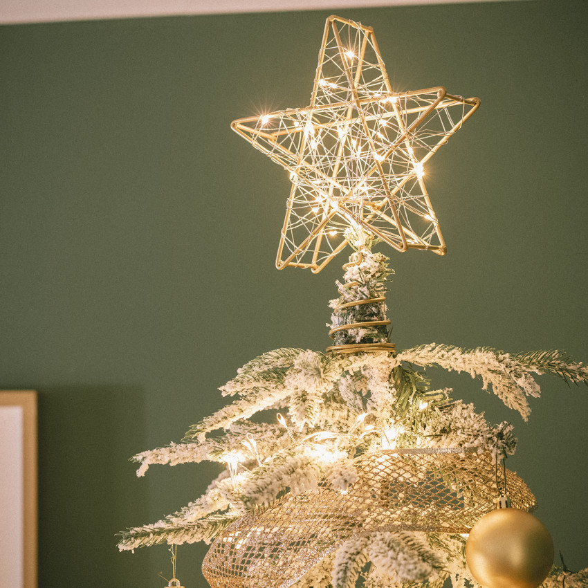 Produto de Estrela LED para Árvore de Natal  de Metal com Bateria Bellen